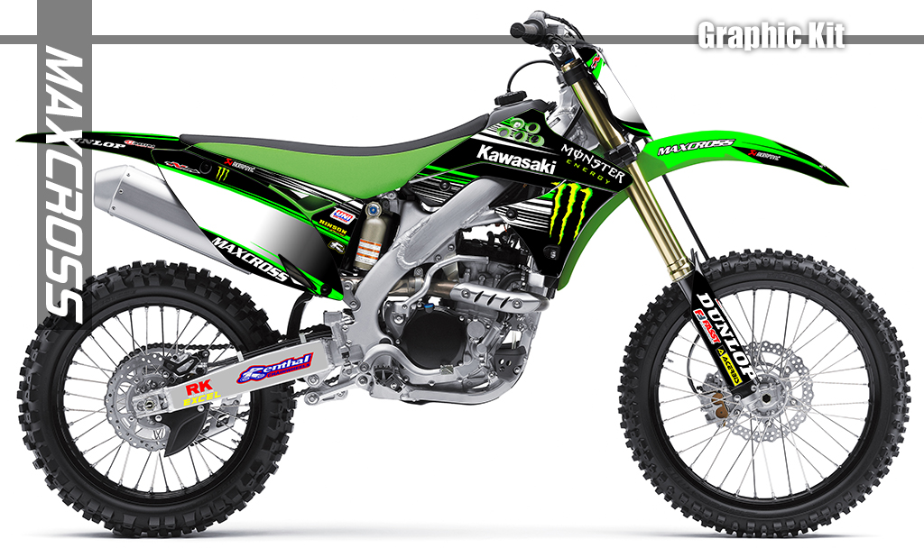 KAWASAKI KX250F KX450F 2009-2012' MONSTER STYLE